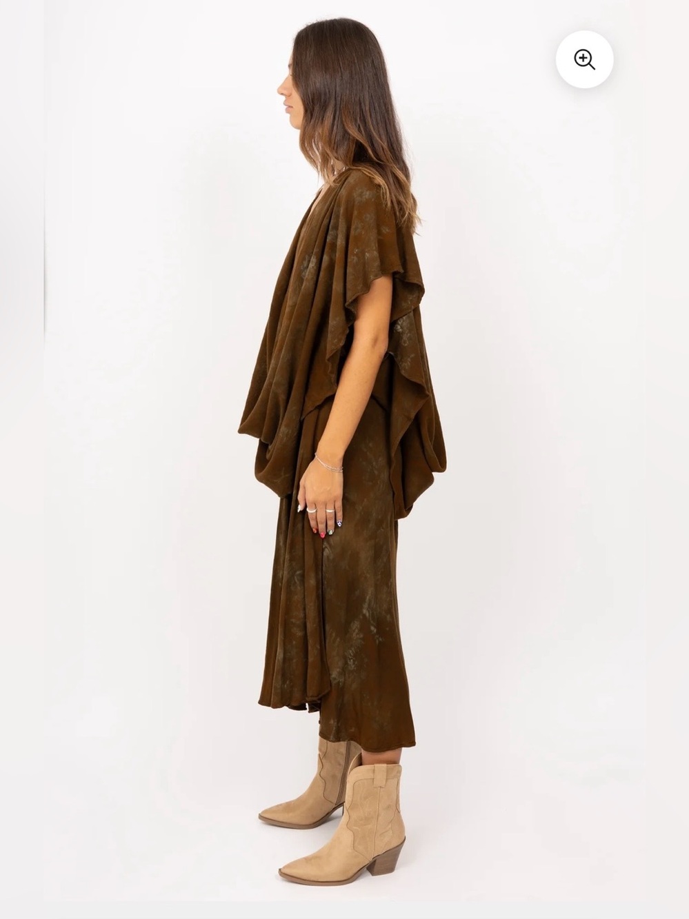Kin Amora Desert Dweller Dress Fringe Moroccan Resort Travel Dress One Size Boho - Picture 15 of 16